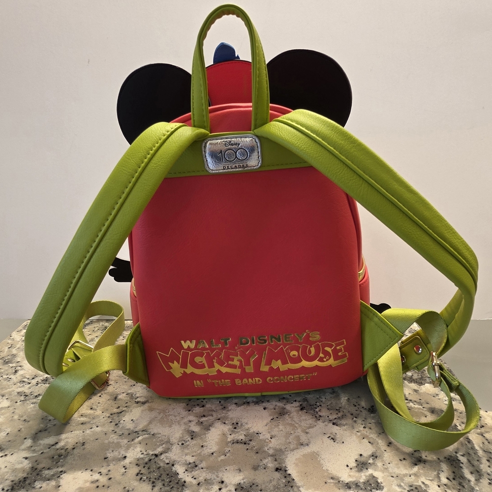 Disney Loungefly Mickey Mouse Marching Band Red and Black NWOT - Picture 3 of 16